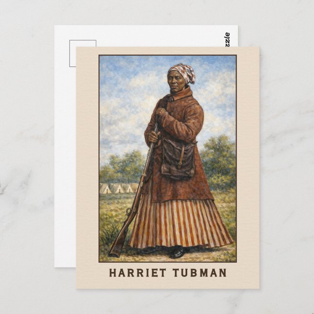 Harriet Tubman Art In Color Postcard (Front/Back)