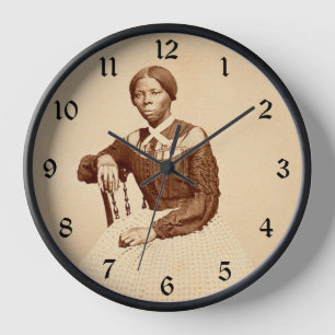 Harriet Tubman Black Woman, Underground Railroad Clock
