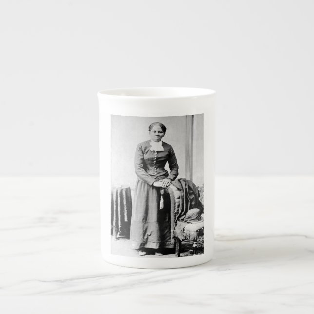 Harriet Tubman Conductor Underground Railroad Bone China Mug (Front)