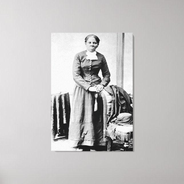 Harriet Tubman Conductor Underground Railroad Canvas Print (Front)