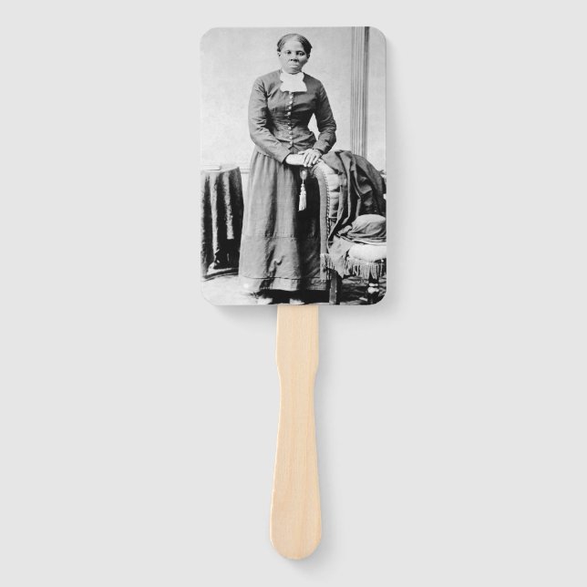 Harriet Tubman Conductor Underground Railroad Hand Fan (Front)