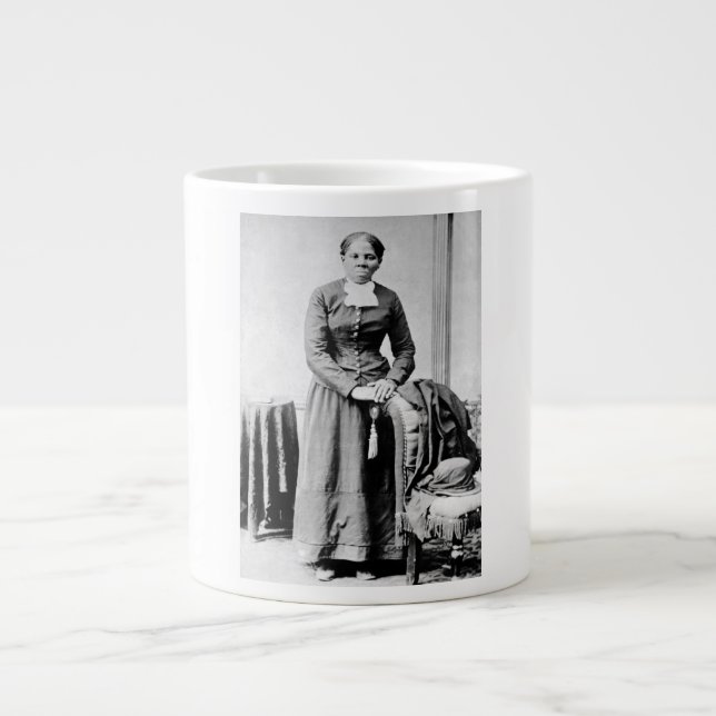 Harriet Tubman Conductor Underground Railroad Large Coffee Mug (Front)