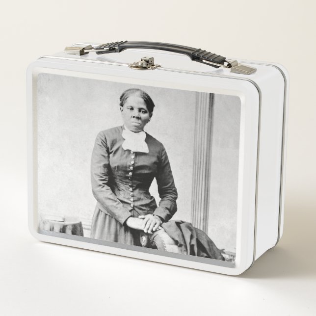 Harriet Tubman Conductor Underground Railroad Metal Lunch Box (Front)