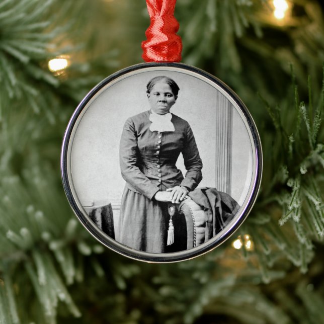 Harriet Tubman Conductor Underground Railroad Metal Tree Decoration (Tree)