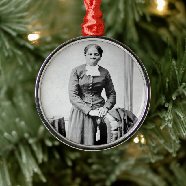 Harriet Tubman Conductor Underground Railroad Metal Tree Decoration (Tree)