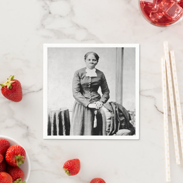 Harriet Tubman Conductor Underground Railroad Napkin (Insitu)