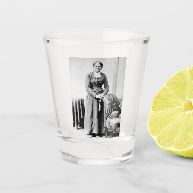 Harriet Tubman Conductor Underground Railroad Shot Glass (Front)