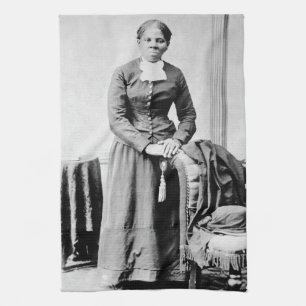 Harriet Tubman Conductor Underground Railroad Tea Towel