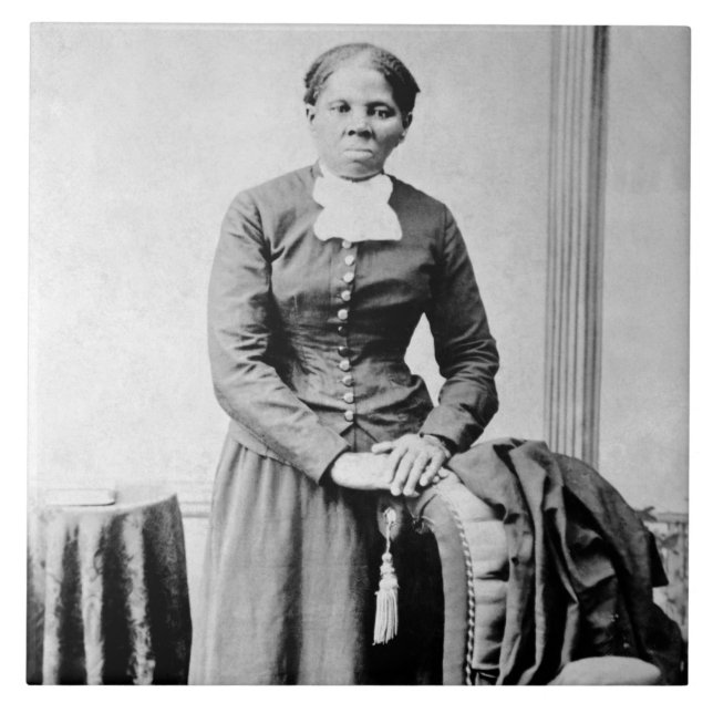 Harriet Tubman Conductor Underground Railroad Tile (Front)