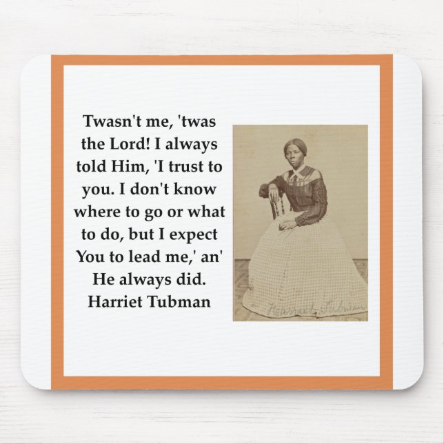 Harriet Tubman Mouse Mat (Front)