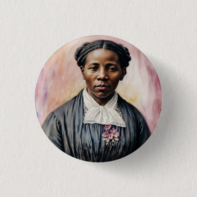 Harriet Tubman Original Portrait 3 Cm Round Badge (Front)