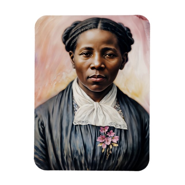 Harriet Tubman Original Watercolor Art Magnet (Vertical)