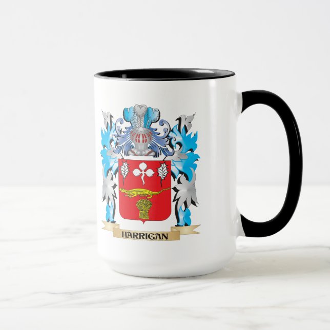 Harrigan Coat of Arms - Family Crest Mug (Right)