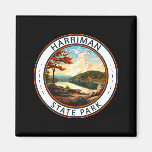Harriman State Park New York Badge 1  Magnet
