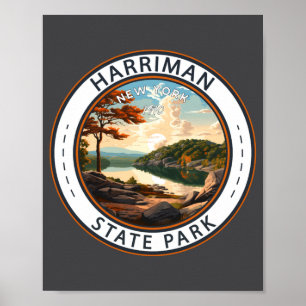 Harriman State Park New York Badge _1 Poster