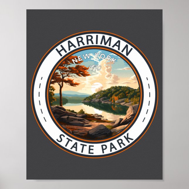 Harriman State Park New York Badge _1  Poster (Front)