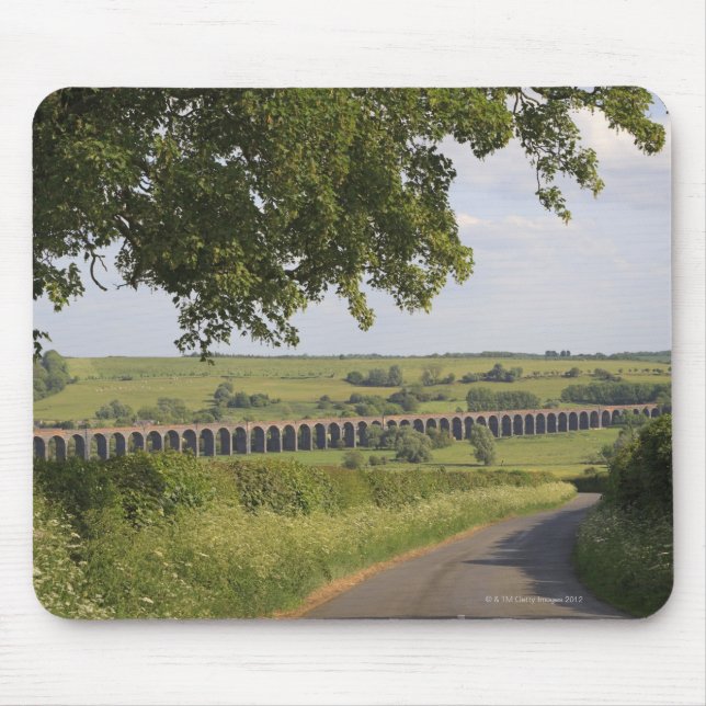 Harringworth Viaduct, Rutland.  Also known as Mouse Mat (Front)