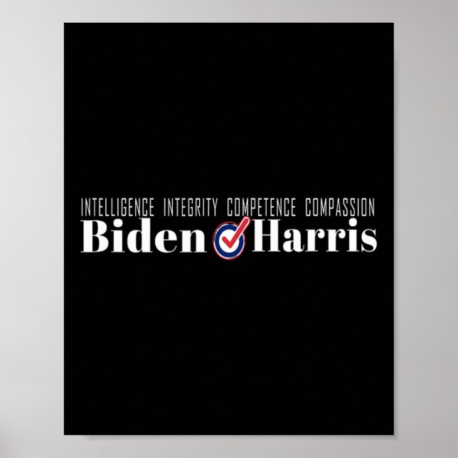 Harris 2020 Campaign Election Merchandise Gift  Poster (Front)