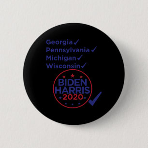 Harris 2020 Joe Biden Kamala Harris Democrat Victo 6 Cm Round Badge