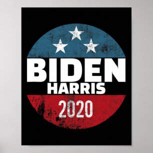 Harris 2020 Joe Biden Kamala Harris Election Butto Poster