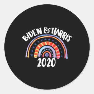 Harris 2020 Rainbow Gay Pride Lgbt 2020 Election Classic Round Sticker