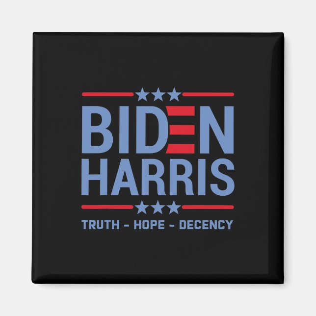Harris 2020 Truth Hope Decency  Magnet (Front)
