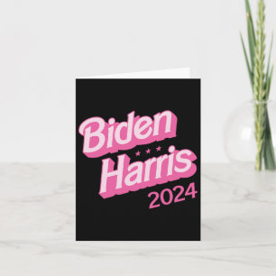 Harris 2024 Black S Joe Kamala Funny President Card