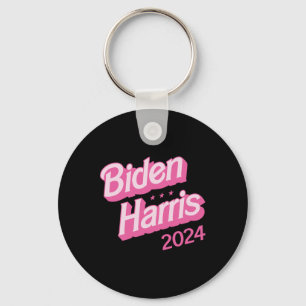 Harris 2024 Black S Joe Kamala Funny President  Key Ring