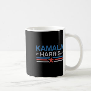 Harris 2024 Bold Retro Stripe Star Coffee Mug