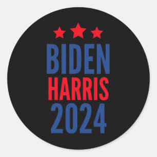 Harris 2024 Election Vote Classic Round Sticker