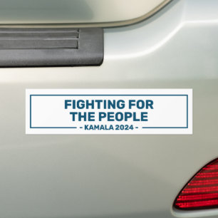 Harris 2024 Fighting For The People Bumper Sticker