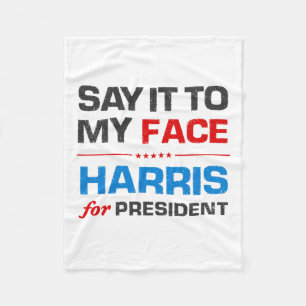 Harris 2024  fleece blanket