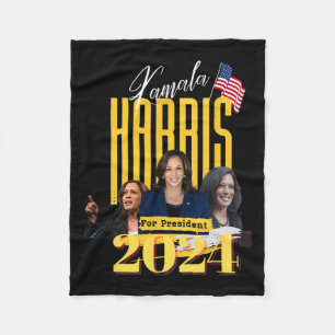 Harris 2024 fleece blanket