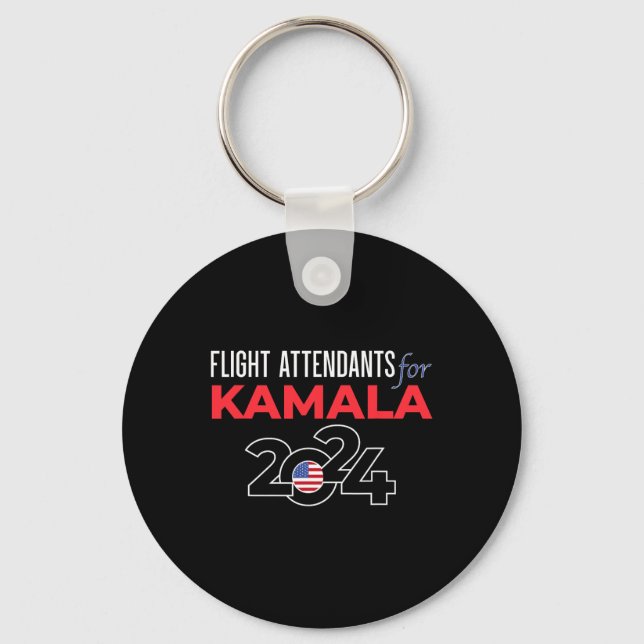Harris 2024 For President 1  Key Ring (Front)