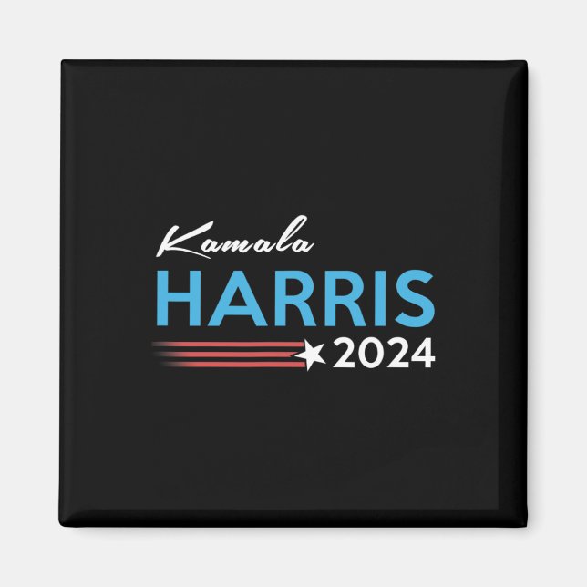 Harris 2024 For President Campaign 3  Magnet (Front)