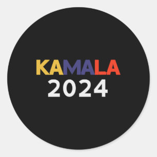 Harris 2024 For President Classic Round Sticker