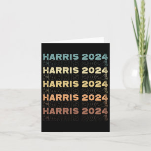 Harris 2024 For President Election Campaign Quote Card