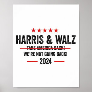 Harris 2024 For President Harris Walz 2024 Anti-tr Poster