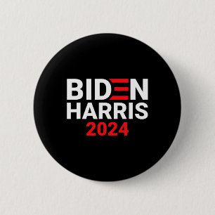 Harris 2024 Joe Biden For President  6 Cm Round Badge