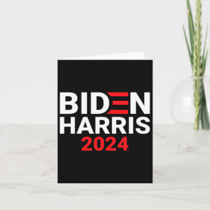 Harris 2024 Joe Biden For President Card
