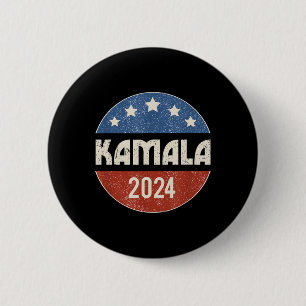 Harris 2024 Kamala Harris For President Election 2 6 Cm Round Badge