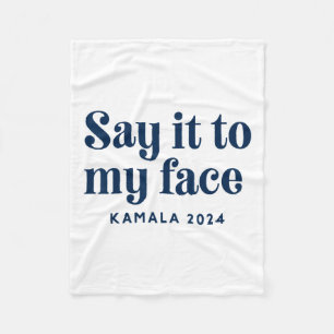 Harris 2024 Kamala Harris For President Election 2 Fleece Blanket