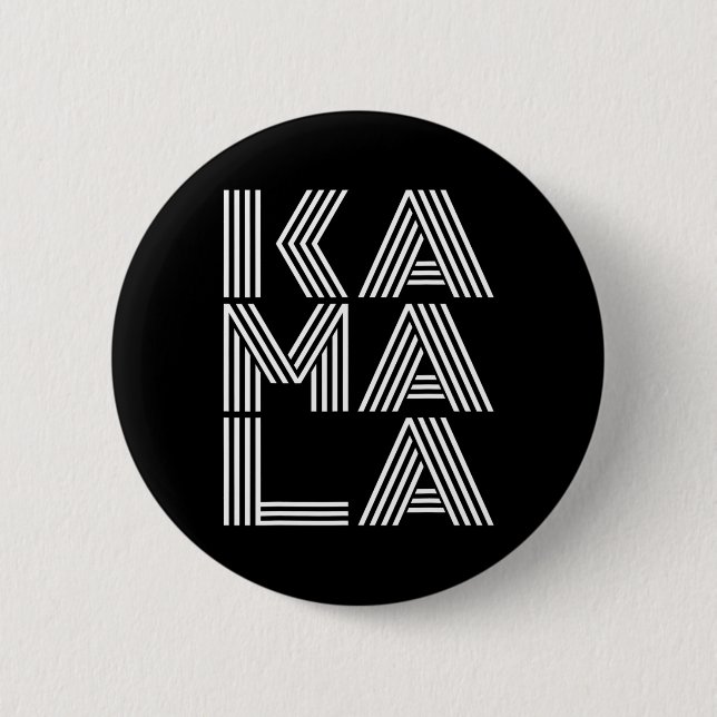 Harris 2024 #khive Biden Harris Cool Retro Streetw 6 Cm Round Badge (Front)