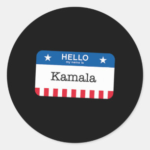 Harris 2024 Last Minute Costume kamala Name Tag 