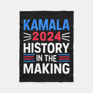 Harris 2024 Men & Women History In The Making Fleece Blanket