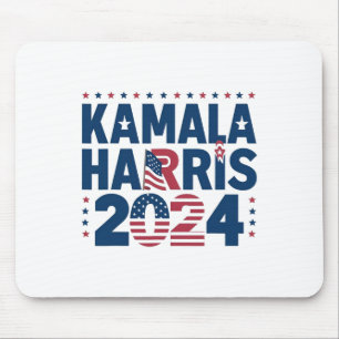Harris 2024 Political Patriotic Statement Democrat Mouse Mat