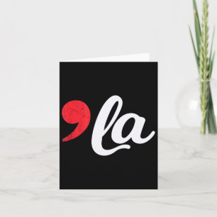 Harris 2024 President Comma La Funny 1  Card