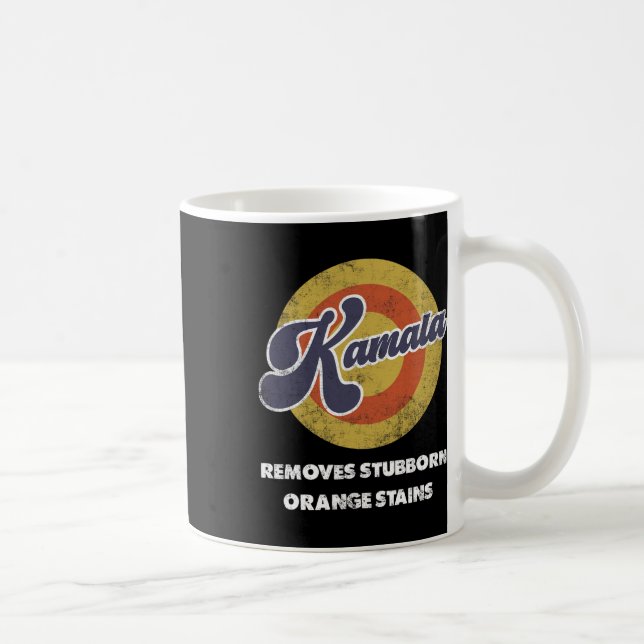 Harris 2024 Removes Stubborn Orange Stains Humorou Coffee Mug (Right)