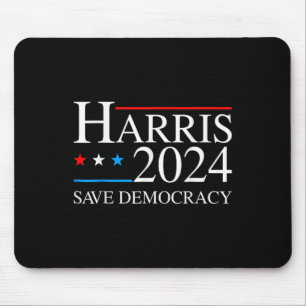 Harris 2024 Save Democratic Election Campaign Us F Mouse Mat