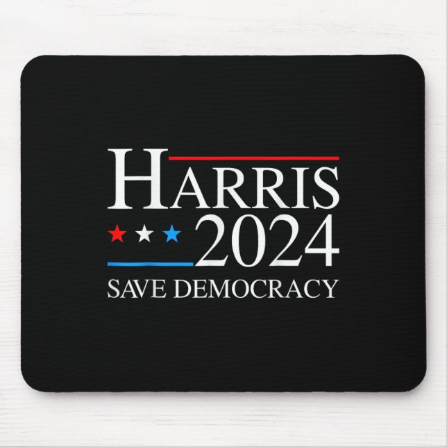 Harris 2024 Save Democratic Election Campaign Us F Mouse Mat (Front)